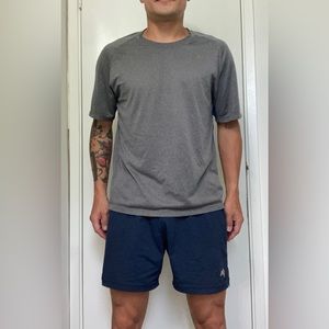 Grey running shirt